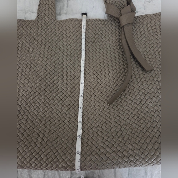 120% Lino woven tote bag, taupe - Picture 6 of 11